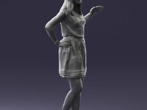 woman in pose 0246 3d print ready 3D Print Model