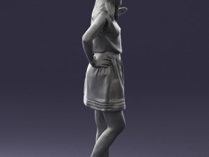 woman in pose 0246 3d print ready 3D Print Model