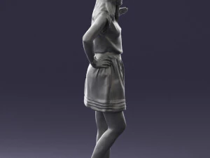woman in pose 0246 3d print ready 3D Print Model