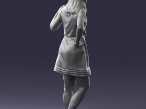 woman in pose 0246 3d print ready 3D Print Model