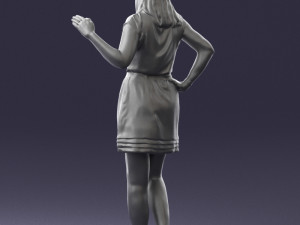 woman in pose 0246 3d print ready 3D Print Model