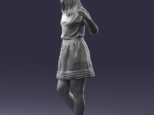woman in pose 0246 3d print ready 3D Print Model