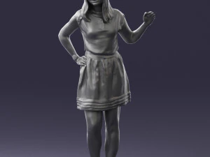woman in pose 0246 3d print ready 3D Print Model