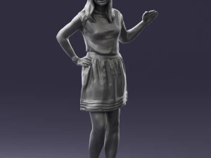 woman in pose 0246 3d print ready 3D Print Model