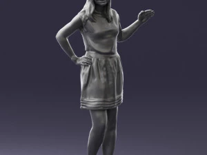 woman in pose 0246 3d print ready 3D Print Model