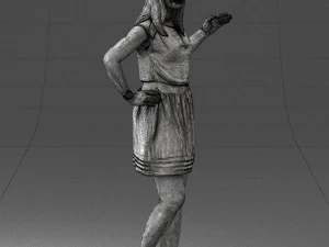 woman in pose 0246 3d print ready 3D Print Model