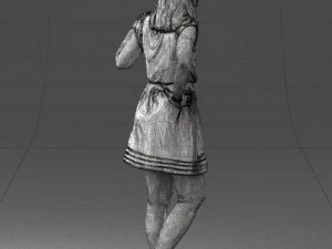 woman in pose 0246 3d print ready 3D Print Model