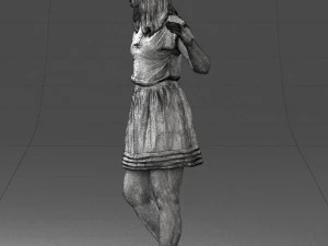 woman in pose 0246 3d print ready 3D Print Model