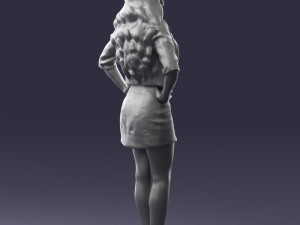 woman in pose 0251 Modello 3D