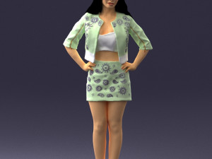 woman in pose 0251 3d print ready 3D Druckmodell