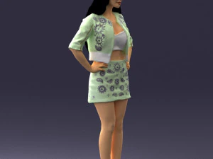 woman in pose 0251 3d print ready 3D Print Model