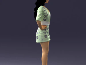 woman in pose 0251 3d print ready 3D Print Model