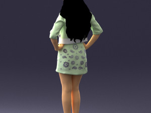 woman in pose 0251 3d print ready 3D Druckmodell