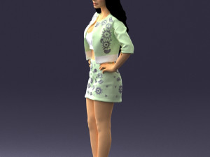 woman in pose 0251 3d print ready 3D Druckmodell