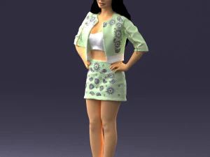 woman in pose 0251 3d print ready 3D Print Model