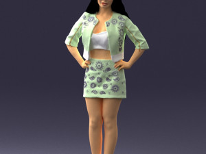 woman in pose 0251 3d print ready 3D Druckmodell