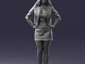 woman in pose 0251 3d print ready 3D Print Model