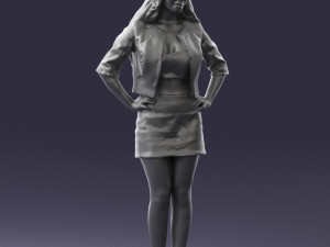 woman in pose 0251 3d print ready 3D Druckmodell