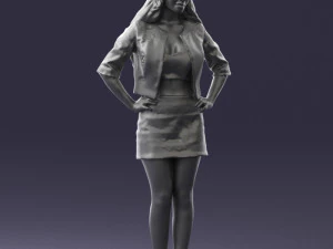 woman in pose 0251 3d print ready 3D Print Model