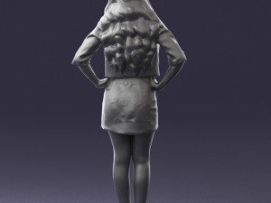 woman in pose 0251 3d print ready 3D Druckmodell