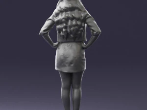 woman in pose 0251 3d print ready 3D Print Model
