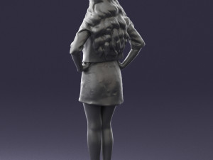 woman in pose 0251 3d print ready 3D Druckmodell
