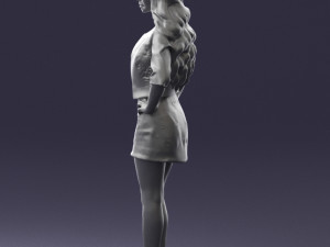 woman in pose 0251 3d print ready 3D Druckmodell