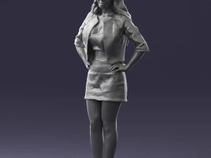 woman in pose 0251 3d print ready 3D Print Model