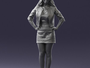 woman in pose 0251 3d print ready 3D Druckmodell