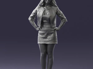 woman in pose 0251 3d print ready 3D Print Model