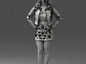 woman in pose 0251 3d print ready 3D Print Model