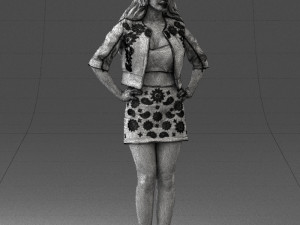 woman in pose 0251 3d print ready 3D Druckmodell