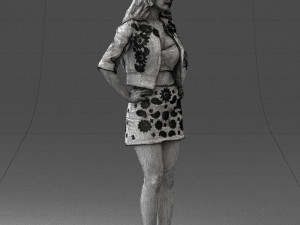woman in pose 0251 3d print ready 3D Druckmodell