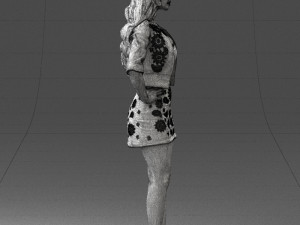 woman in pose 0251 3d print ready 3D Druckmodell