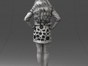 woman in pose 0251 3d print ready 3D Druckmodell