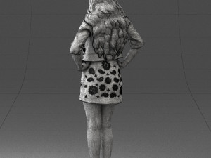 woman in pose 0251 3d print ready 3D Druckmodell