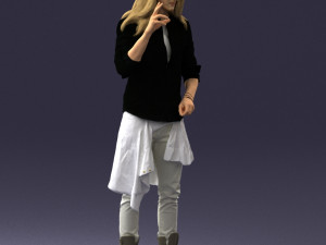 man in pose 0252 Modello 3D