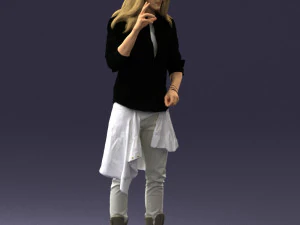 man in pose 0252 3D Model