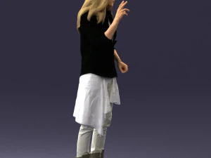 man in pose 0252 3D Model