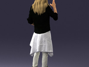 man in pose 0252 Modello 3D