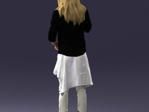 man in pose 0252 Modello 3D