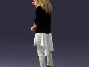 man in pose 0252 Modello 3D