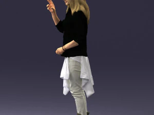 man in pose 0252 3D Model