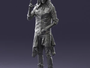 man in pose 0252 3D Model