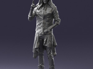 man in pose 0252 Modello 3D