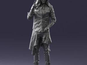 man in pose 0252 3D Model