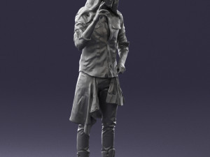 man in pose 0252 Modello 3D