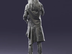 man in pose 0252 3D Model