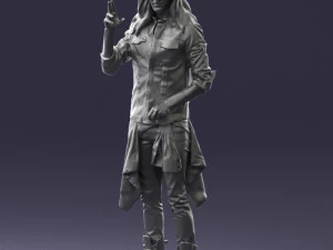 man in pose 0252 3D Model