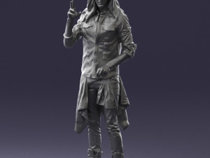 man in pose 0252 Modello 3D